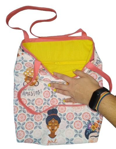 Totebag con bolsillo