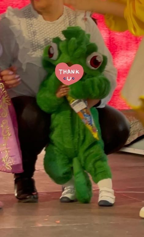 disfraz infantil dinosaurio